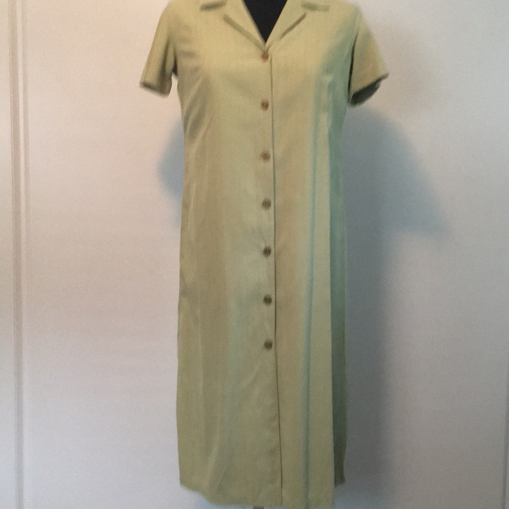 Green Silk Dress